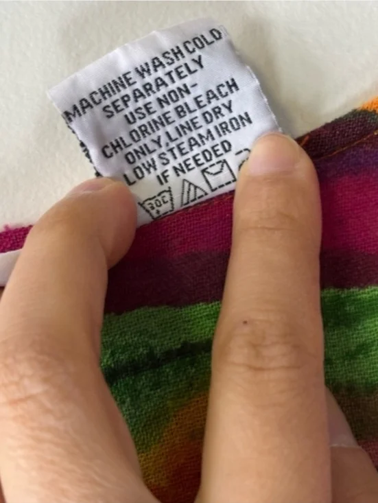 Vintage 90s Y2K Boho Tropical Print Midi Dress Multicolored Bright 1X - Picture 6 of 6